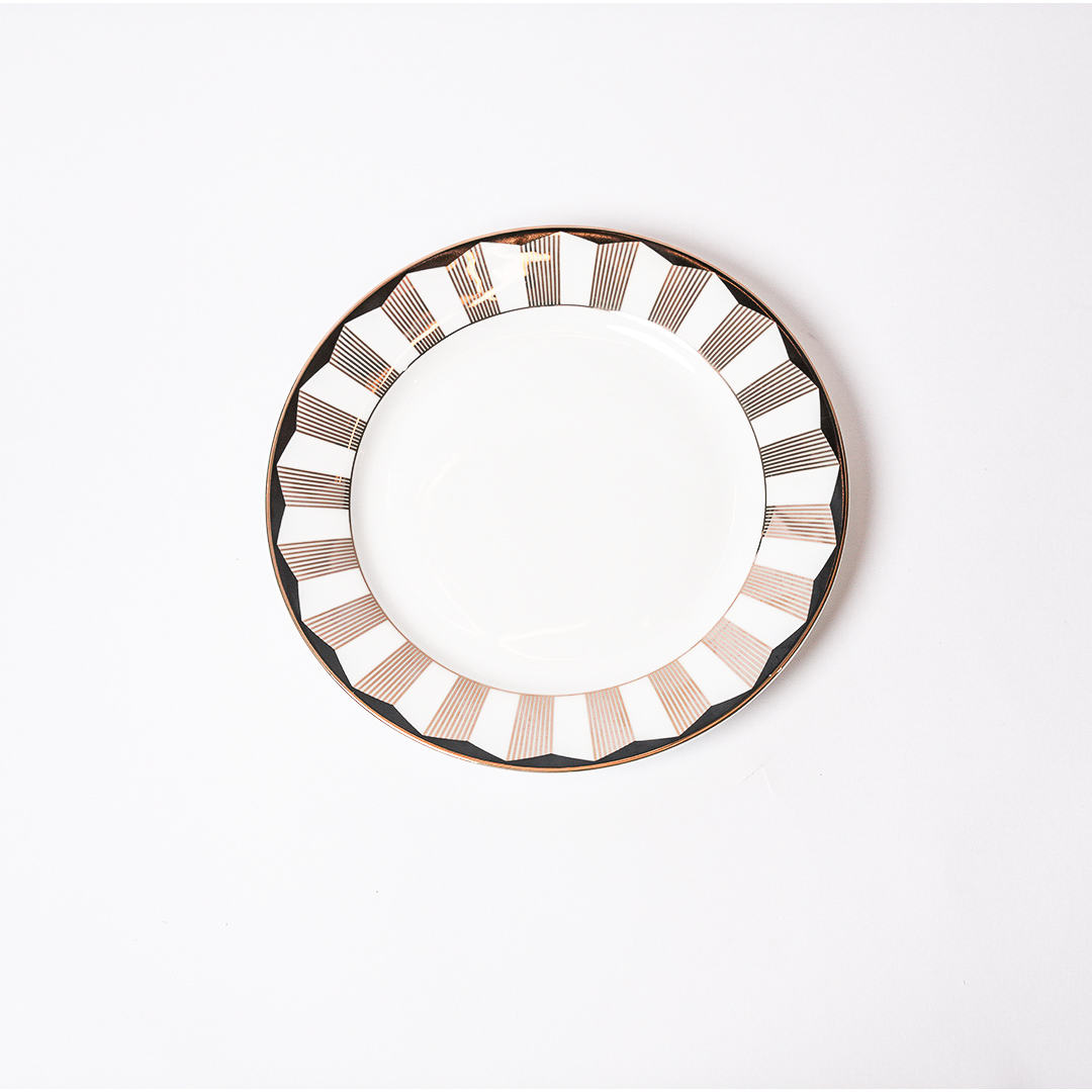 8 inch salad plate-Art Deco Collection