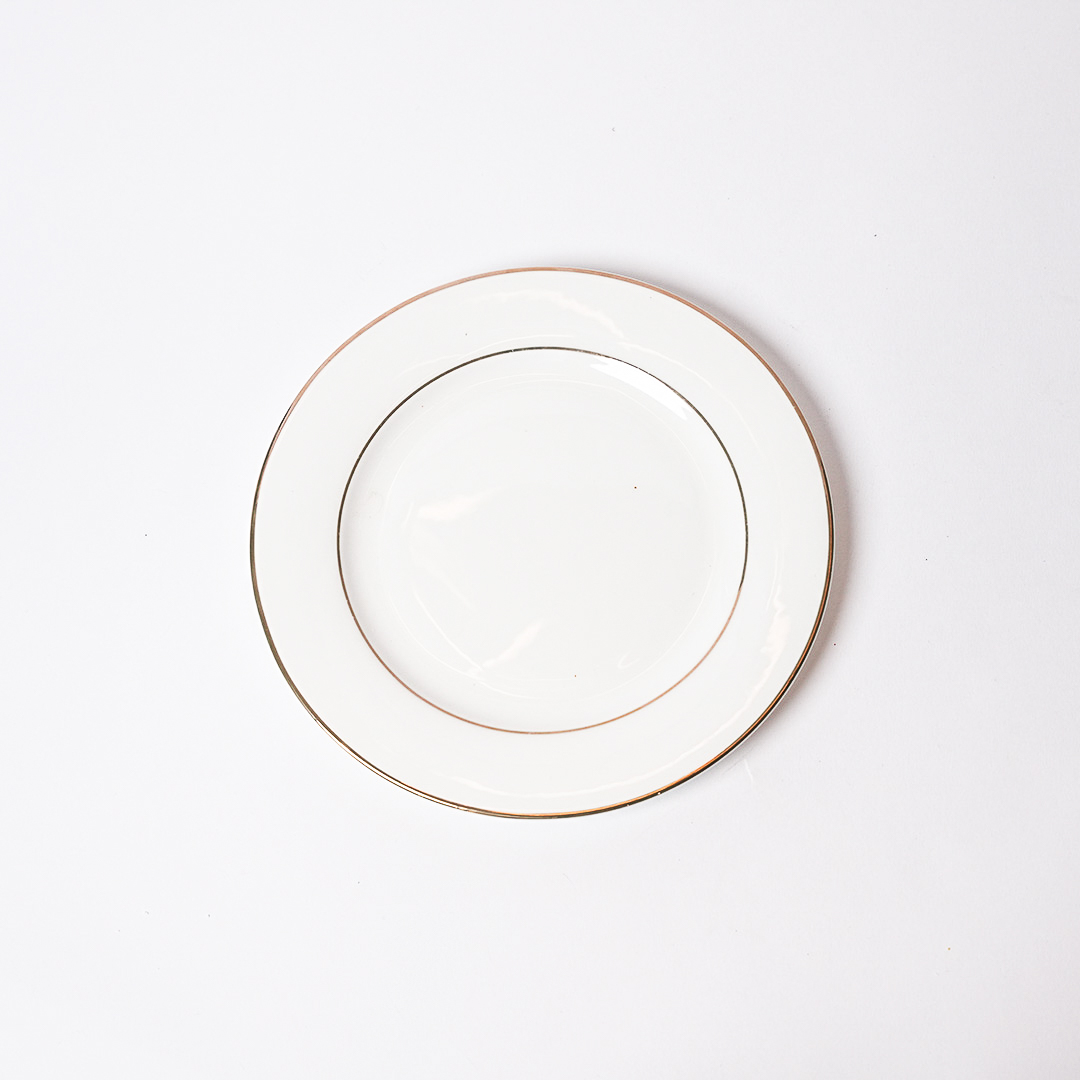 8 inch salad plate-Isabella Gold Collection