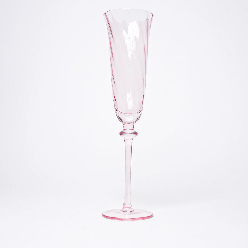 Elara Blush Champagne Glass