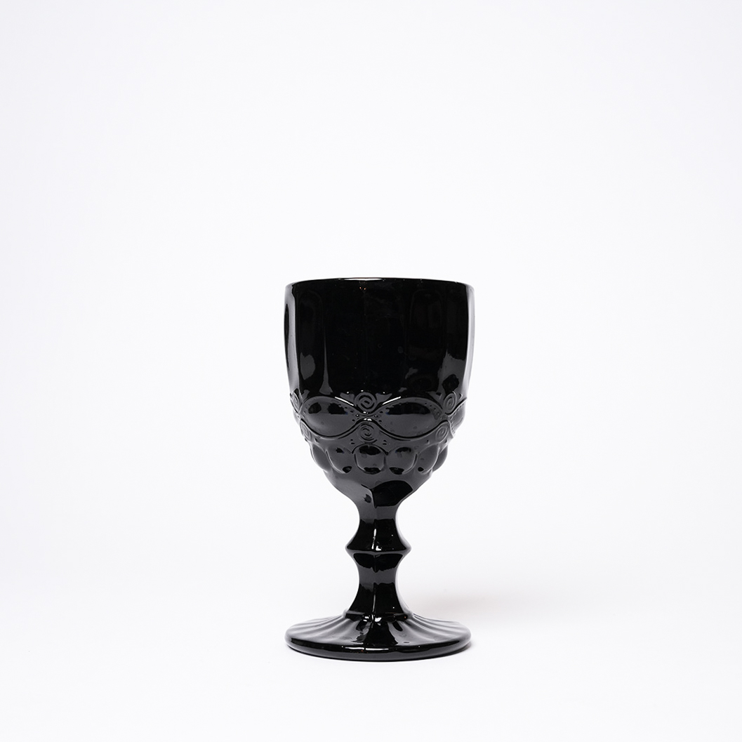Francelise Black White Wine Glass