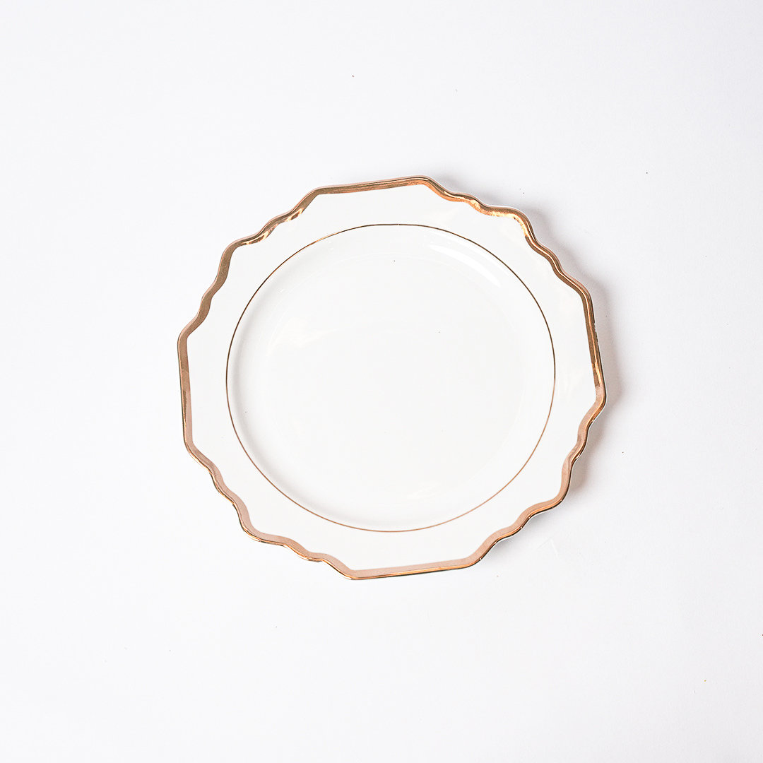 8.5 inch salad plate-Divine White Collection