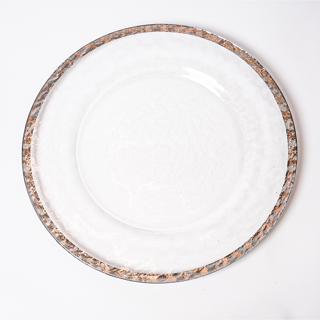 13 inch charger plate-White Grace