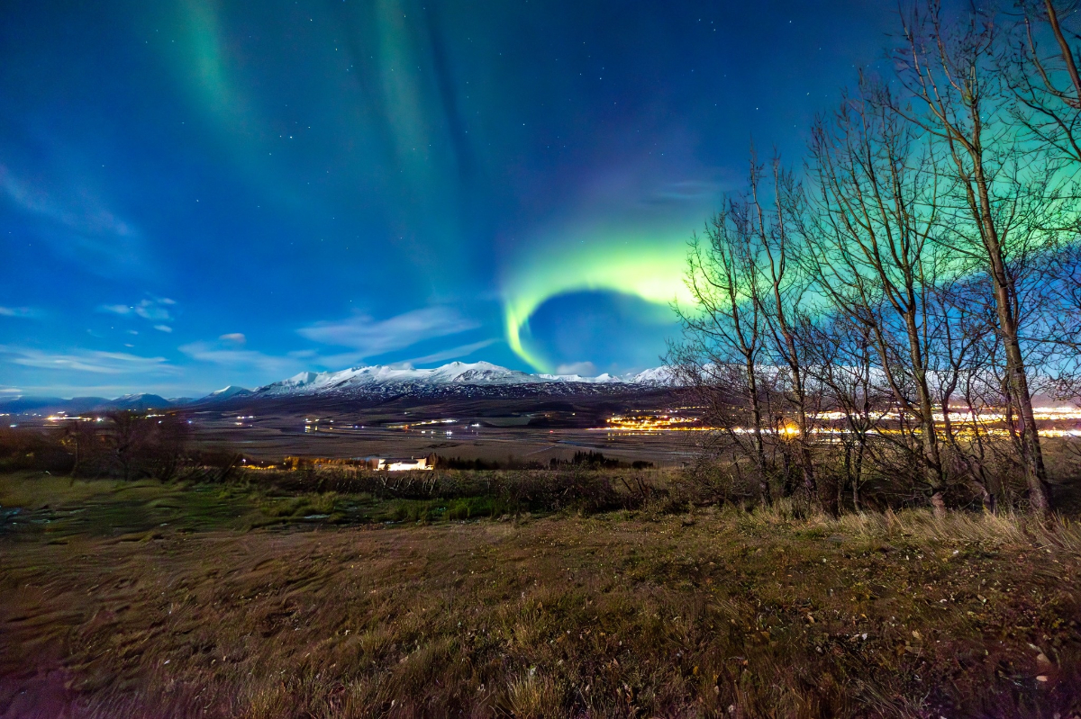 Northern Lights View from Property