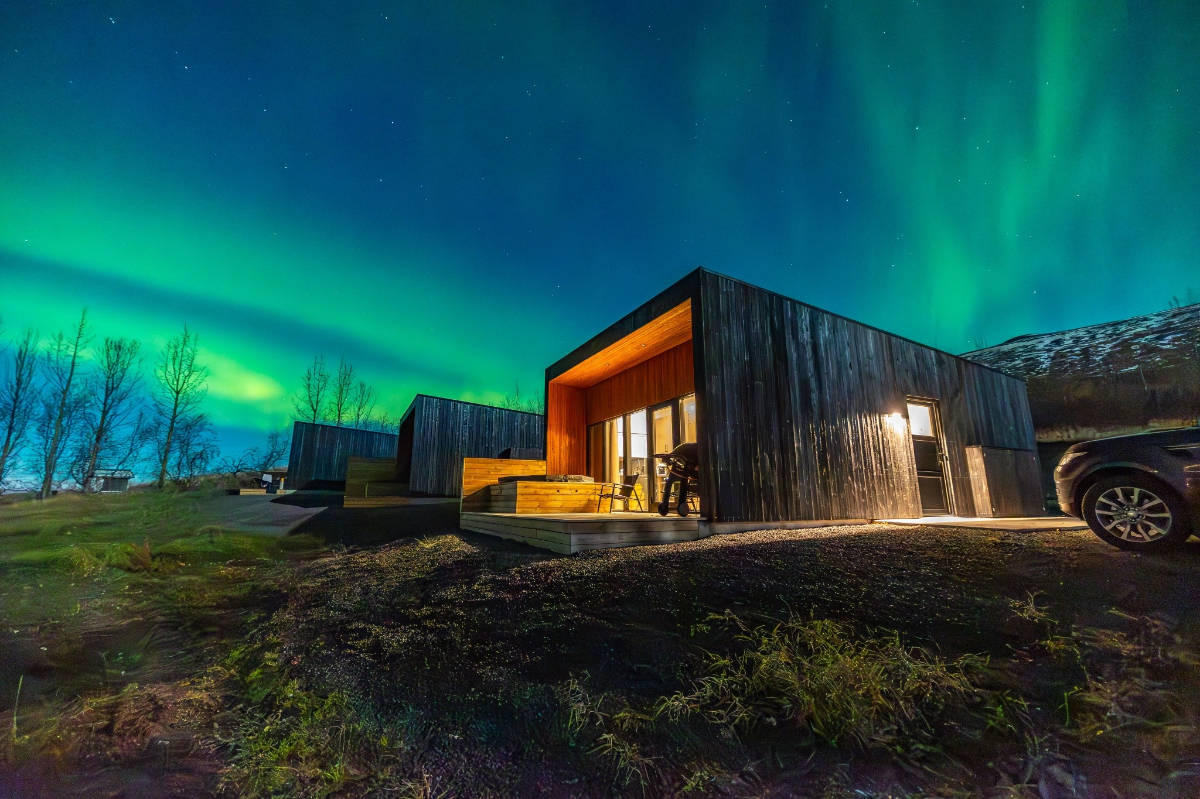 Northern Lights View from property