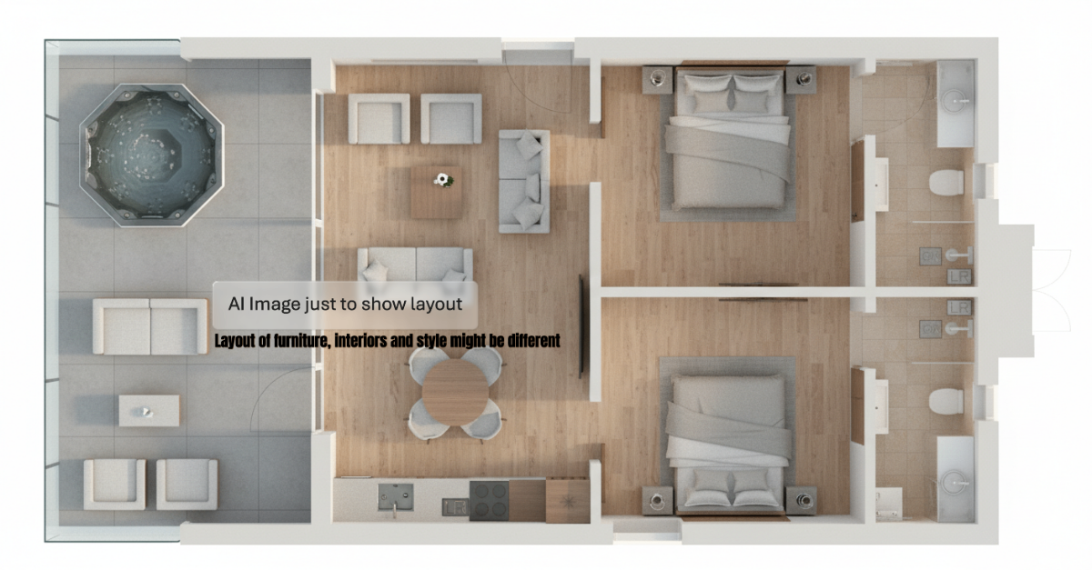 Premium Two Bedroom Suites - Image 1
