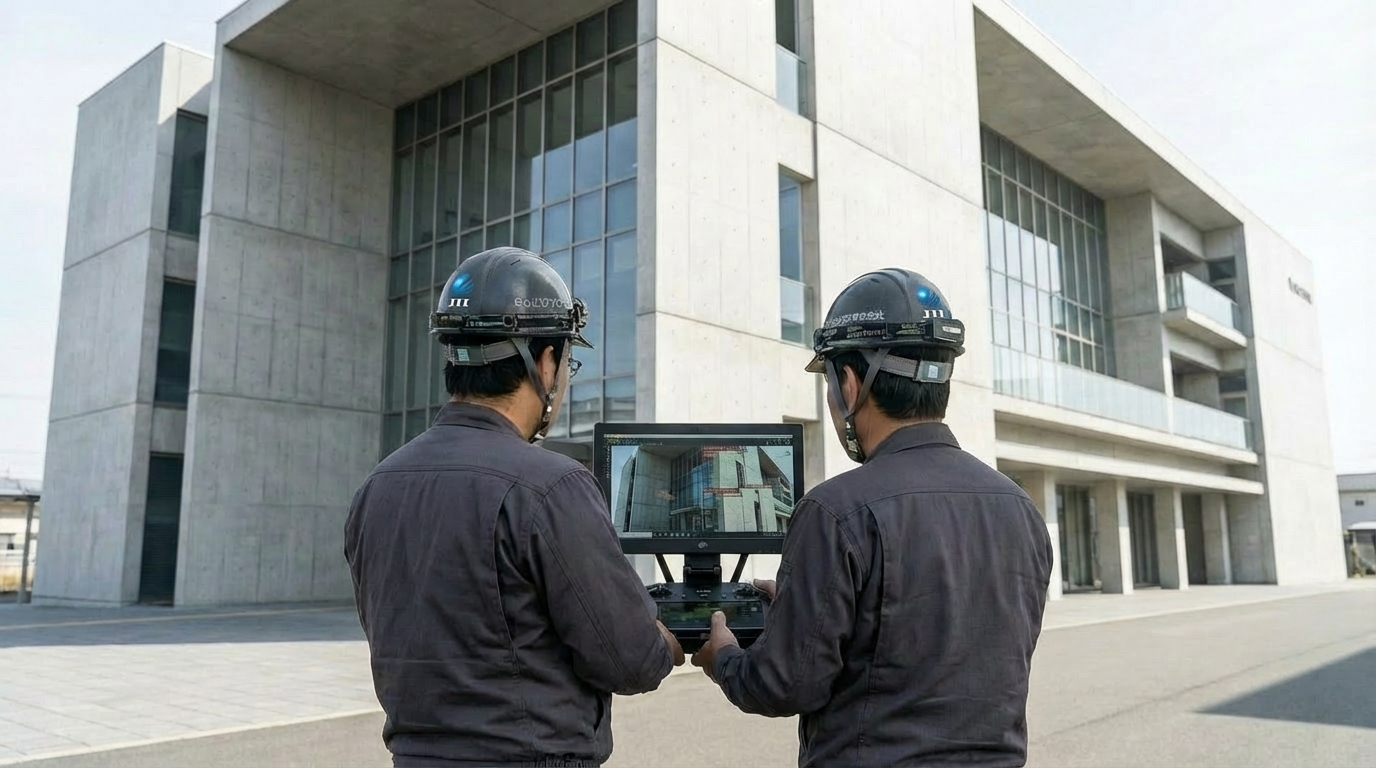 ドローン外壁調査