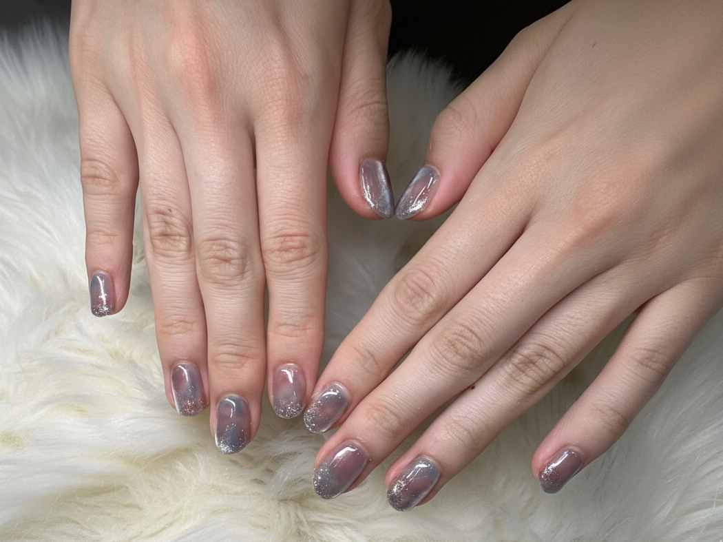 グレーシマー × グリッターグラデーション