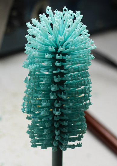 3D printed wax tree for jewelry casting at Kaprielian NYC