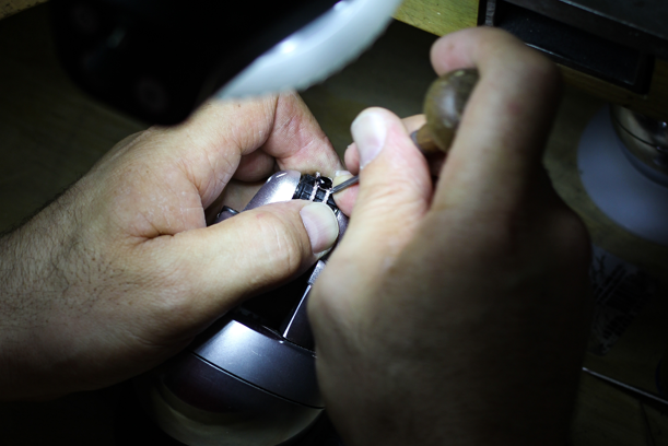 Diamond setting at Kaprielian NYC