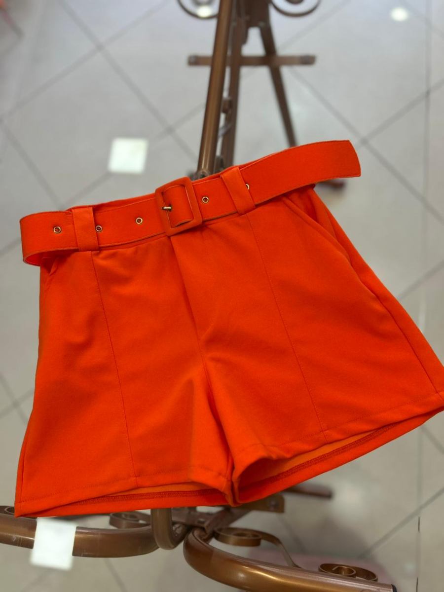 Short Alfaiataria Cinto