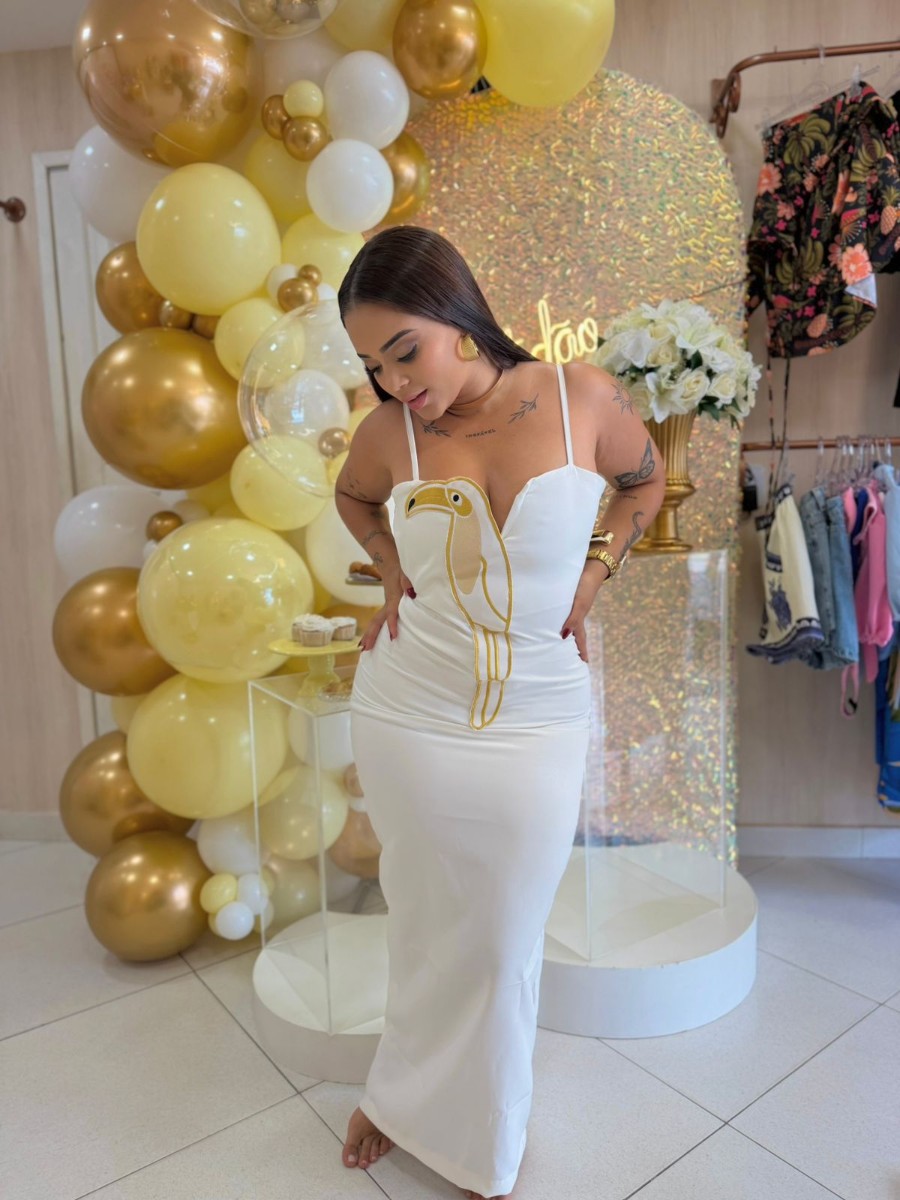 Vestido Flamingo Elegance