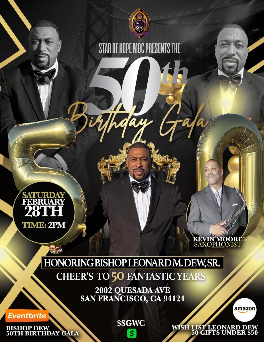 Bishop Leonard M. Dew 50th Birthday Gala