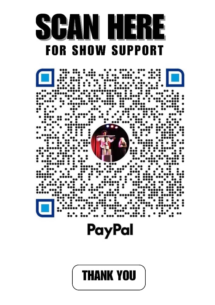 Scan to donate via PayPal - The King of Balance PayPal QR code for show support donation