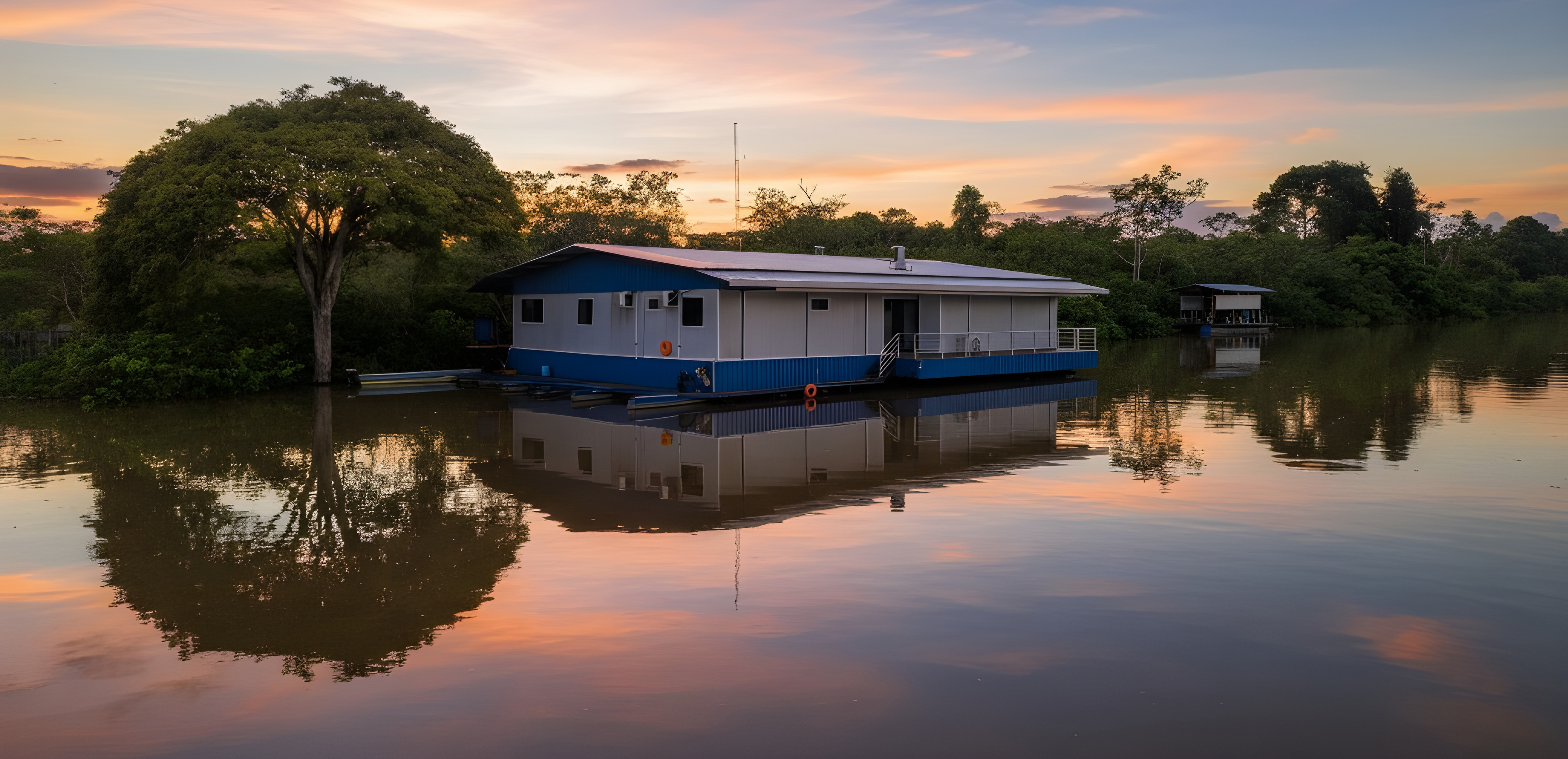 Posto Avançado — Vista Externa do Flutuante