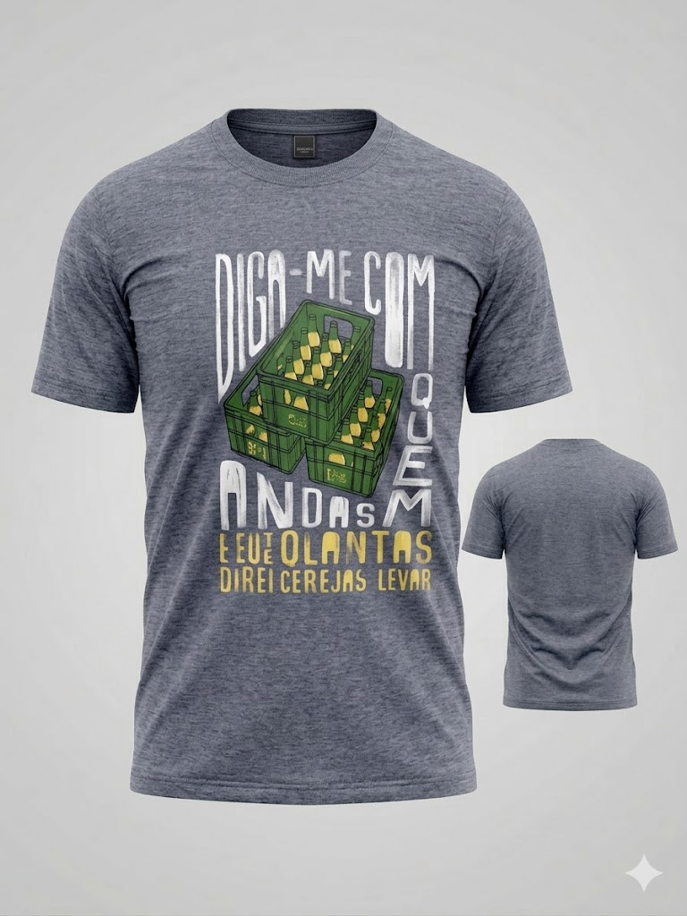Camiseta Diga-me com quem andas