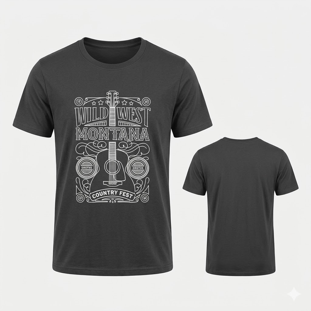 Camiseta Wild West Montana