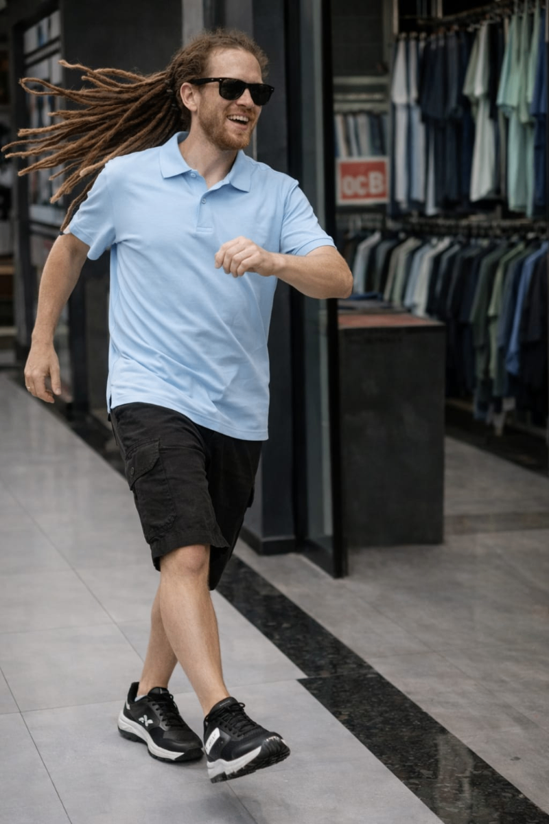 Camisa Polo + Bermuda