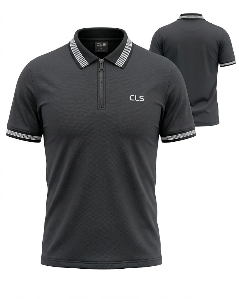 Polo Clássica Preta