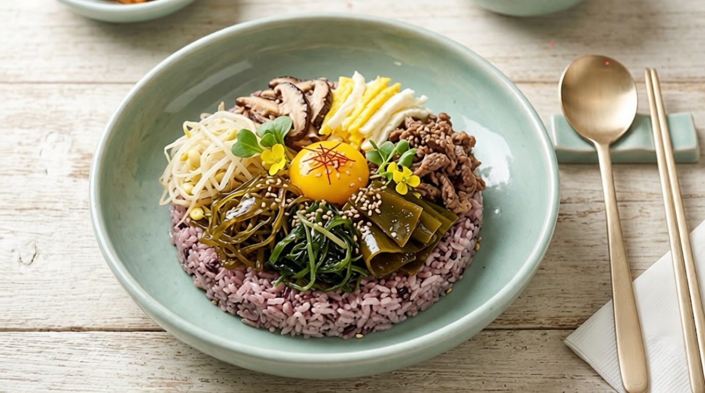 해초 비빔밥