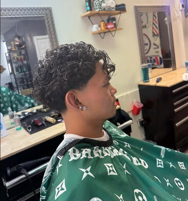 Client with fresh haircut