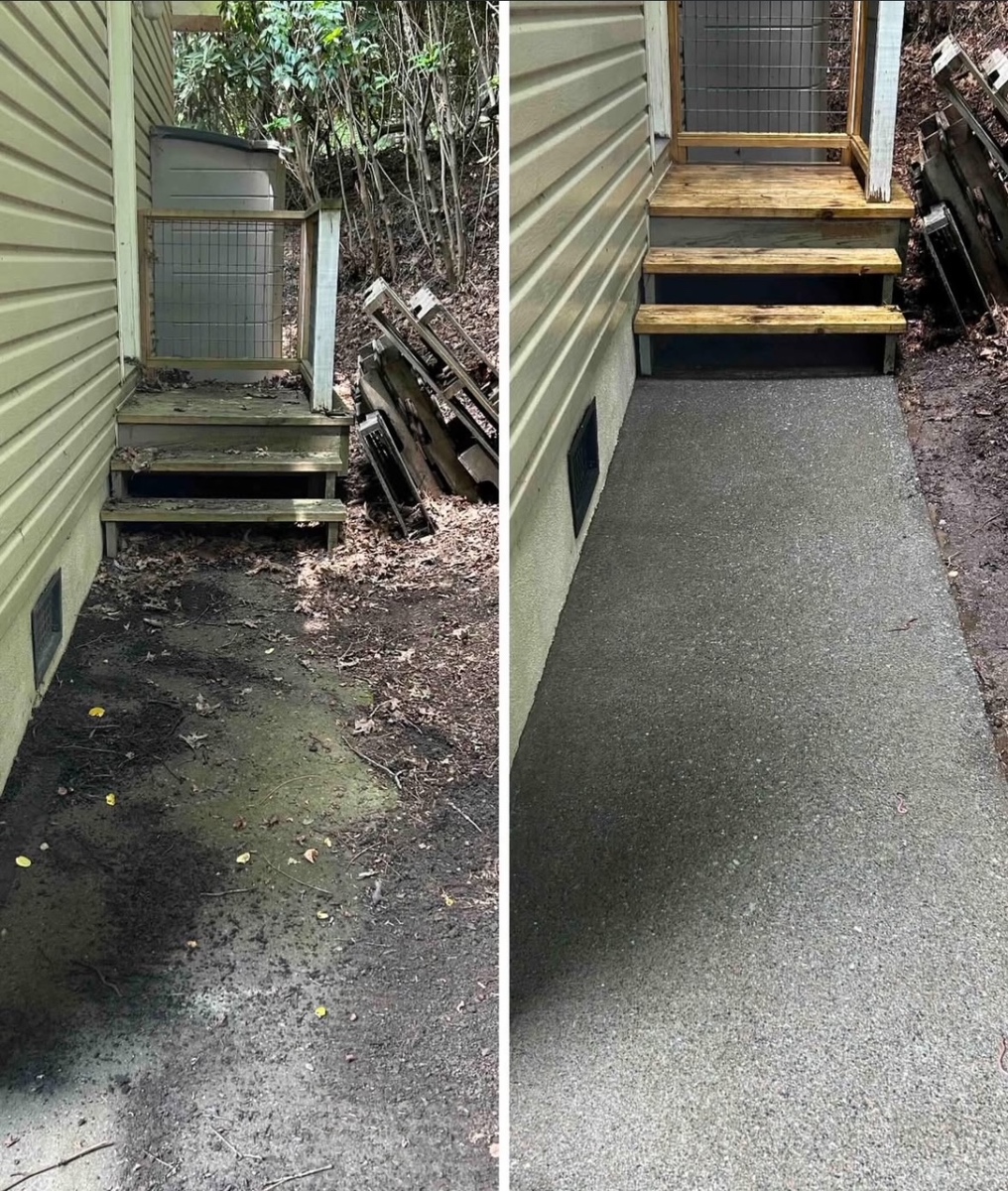 Concrete Steps - Blowing Rock