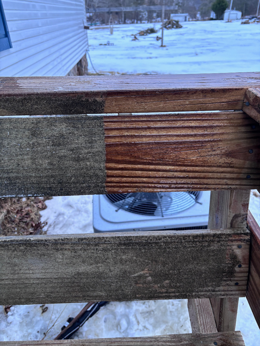 Deck Railing - Before & After