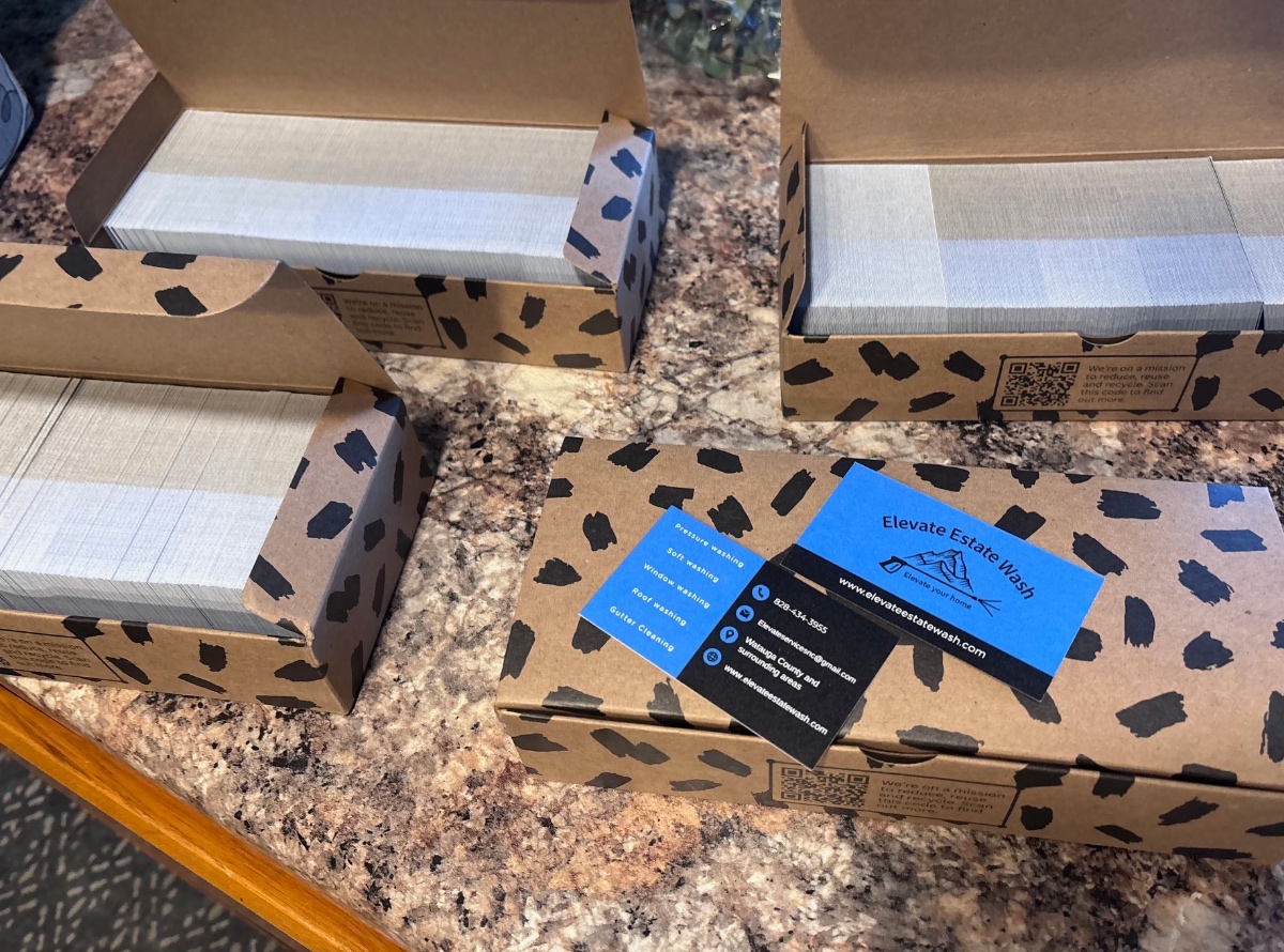 Business Cards - Elevate Estate Wash