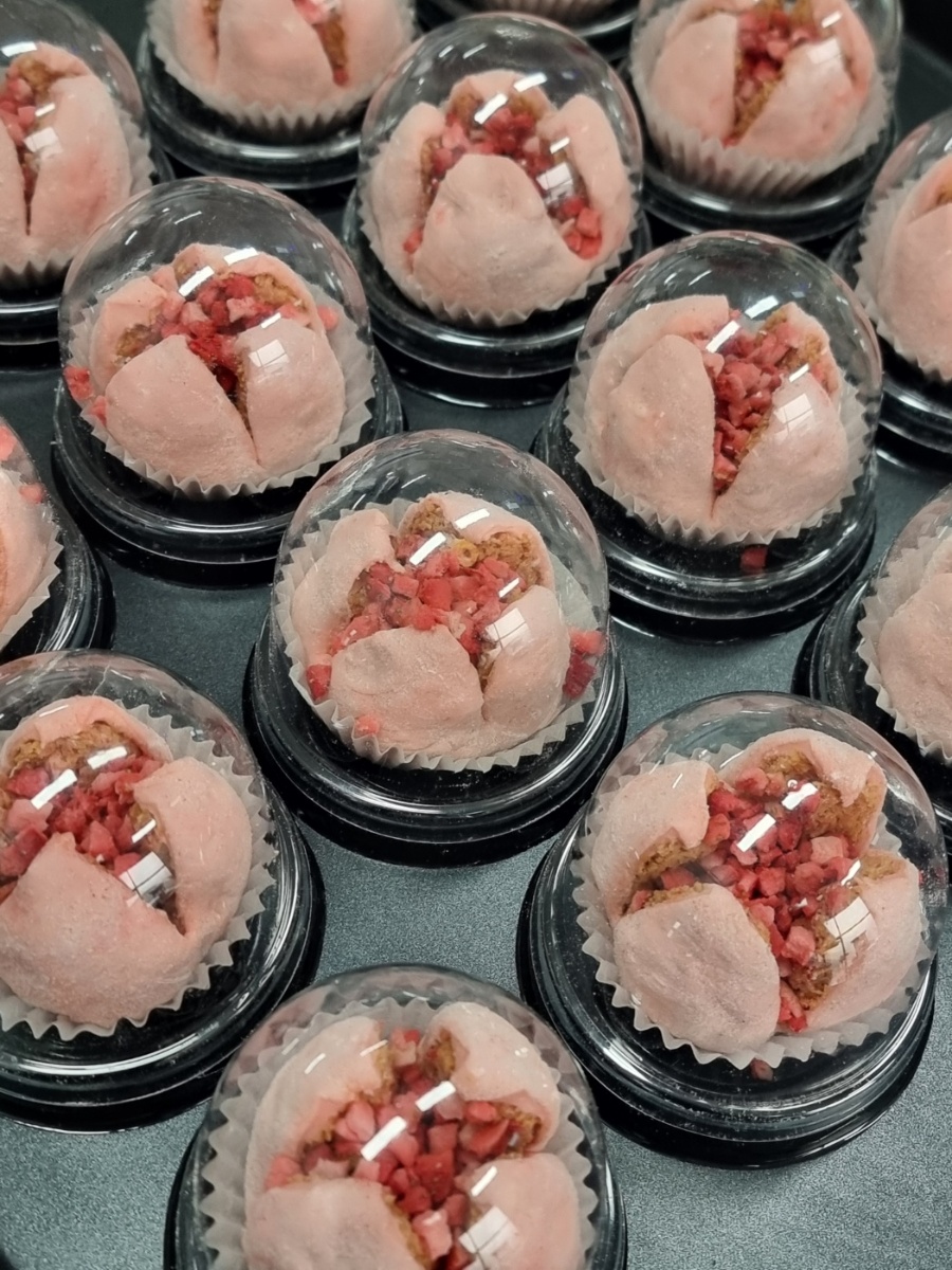 딸기 두바이 쫀득쿠키