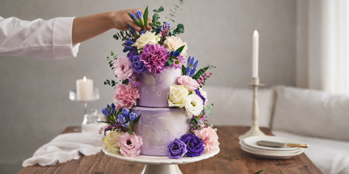 디저트문정 플라워 케이크