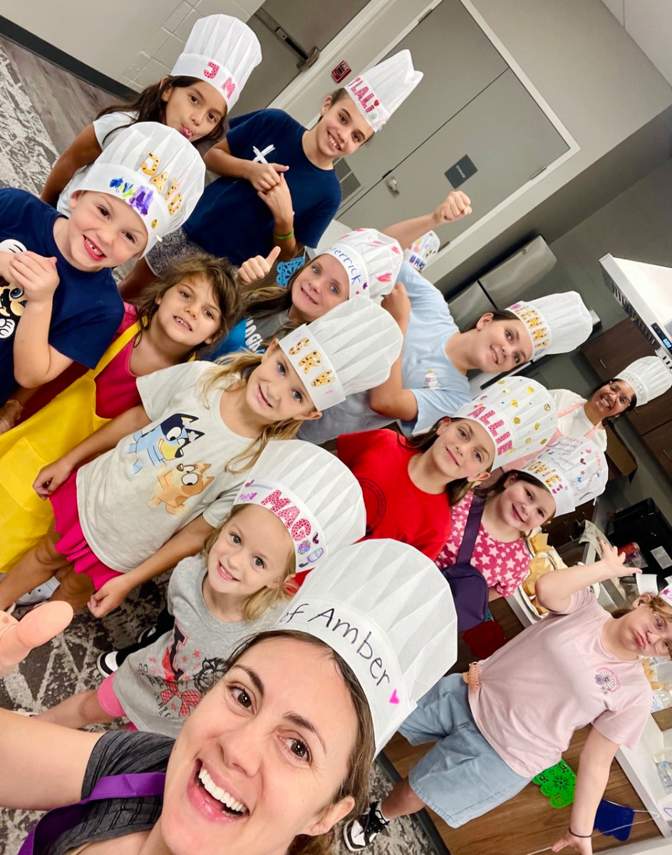 Kids learning Spanish in class