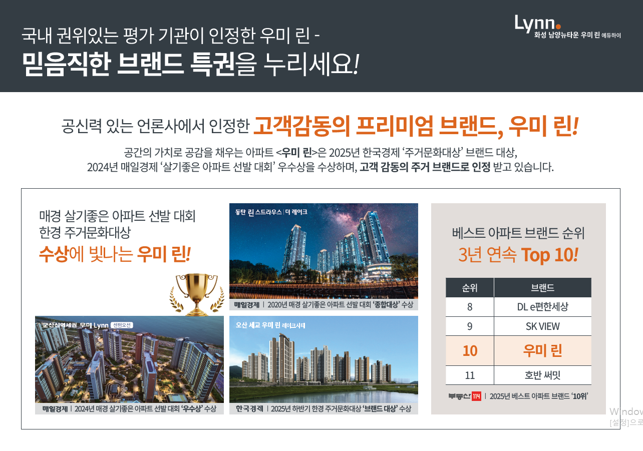 우미 린 프리미엄 브랜드 이미지