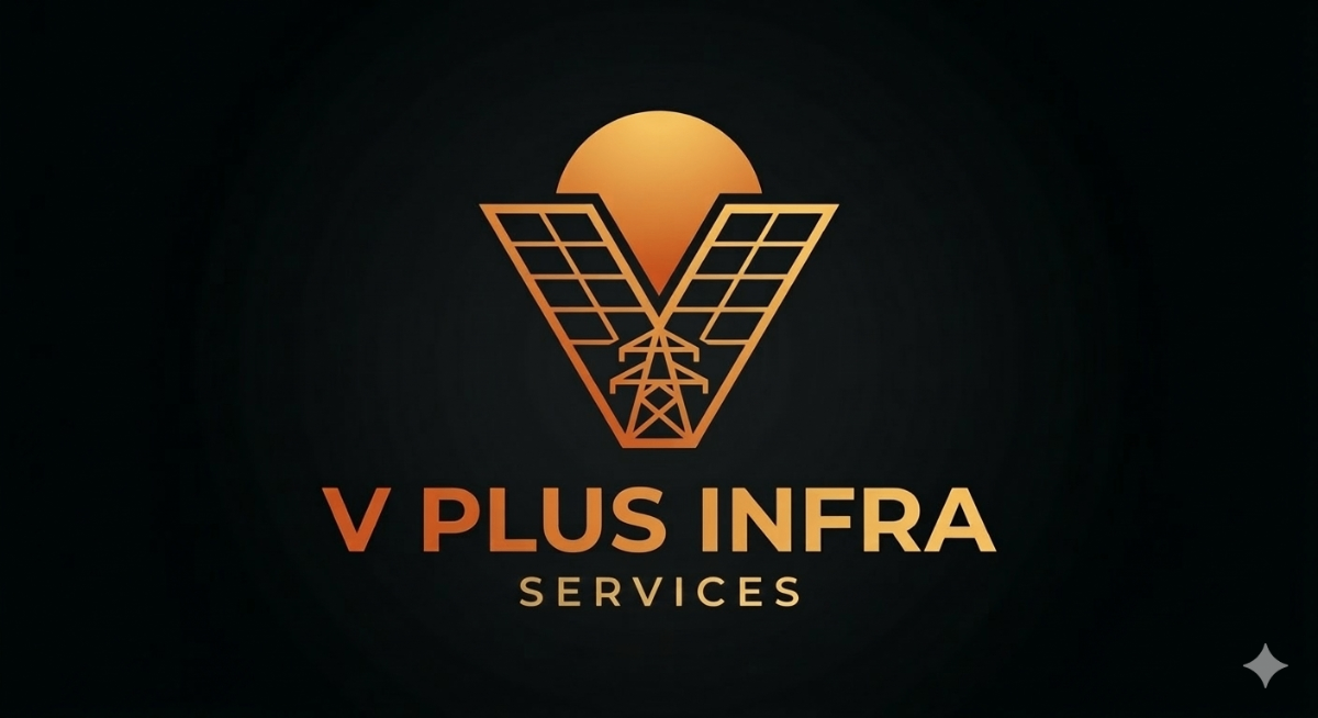 V Plus Infra Services Logo