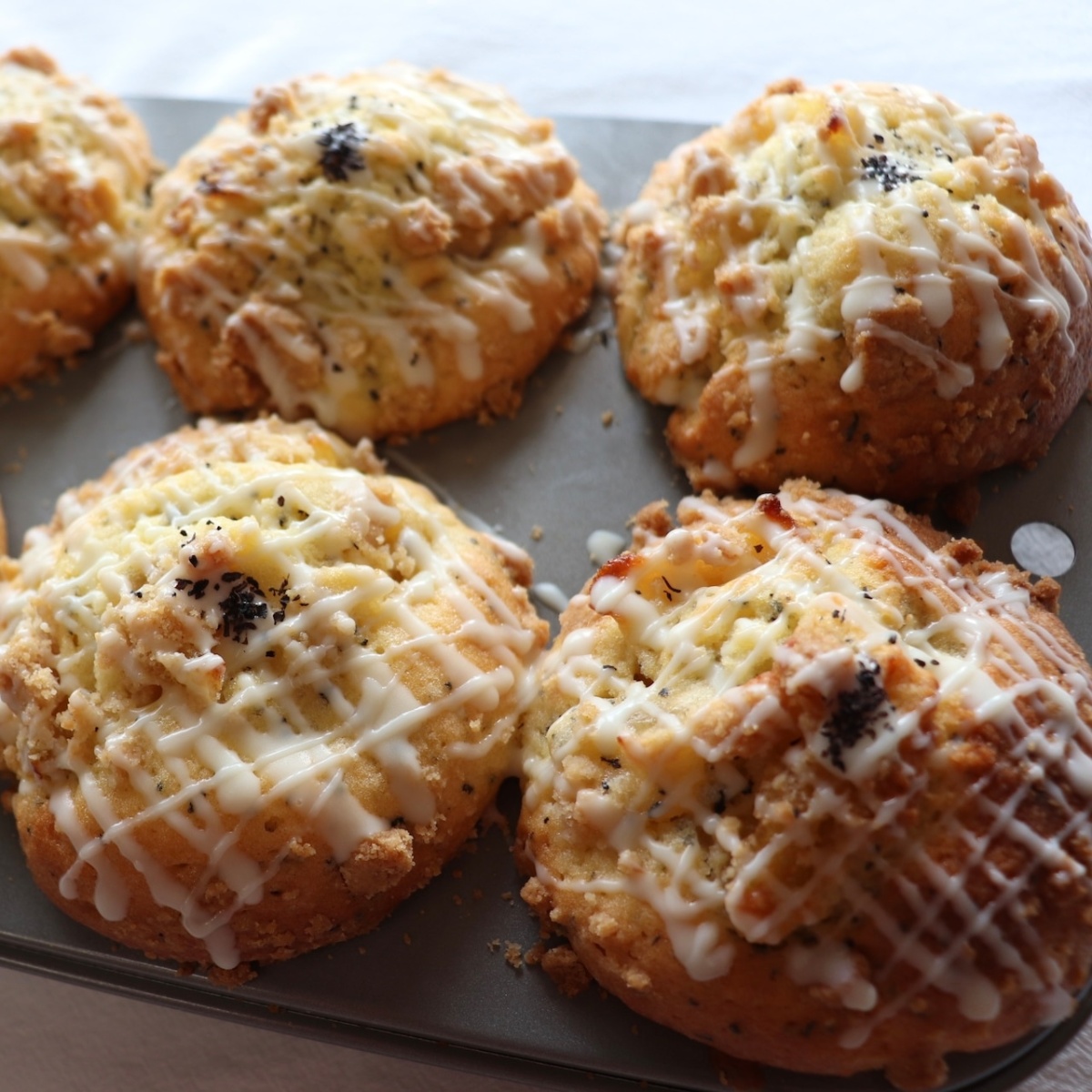 紅茶とりんごのマフィン