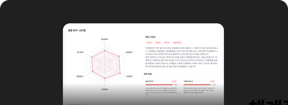 AI 진로검사