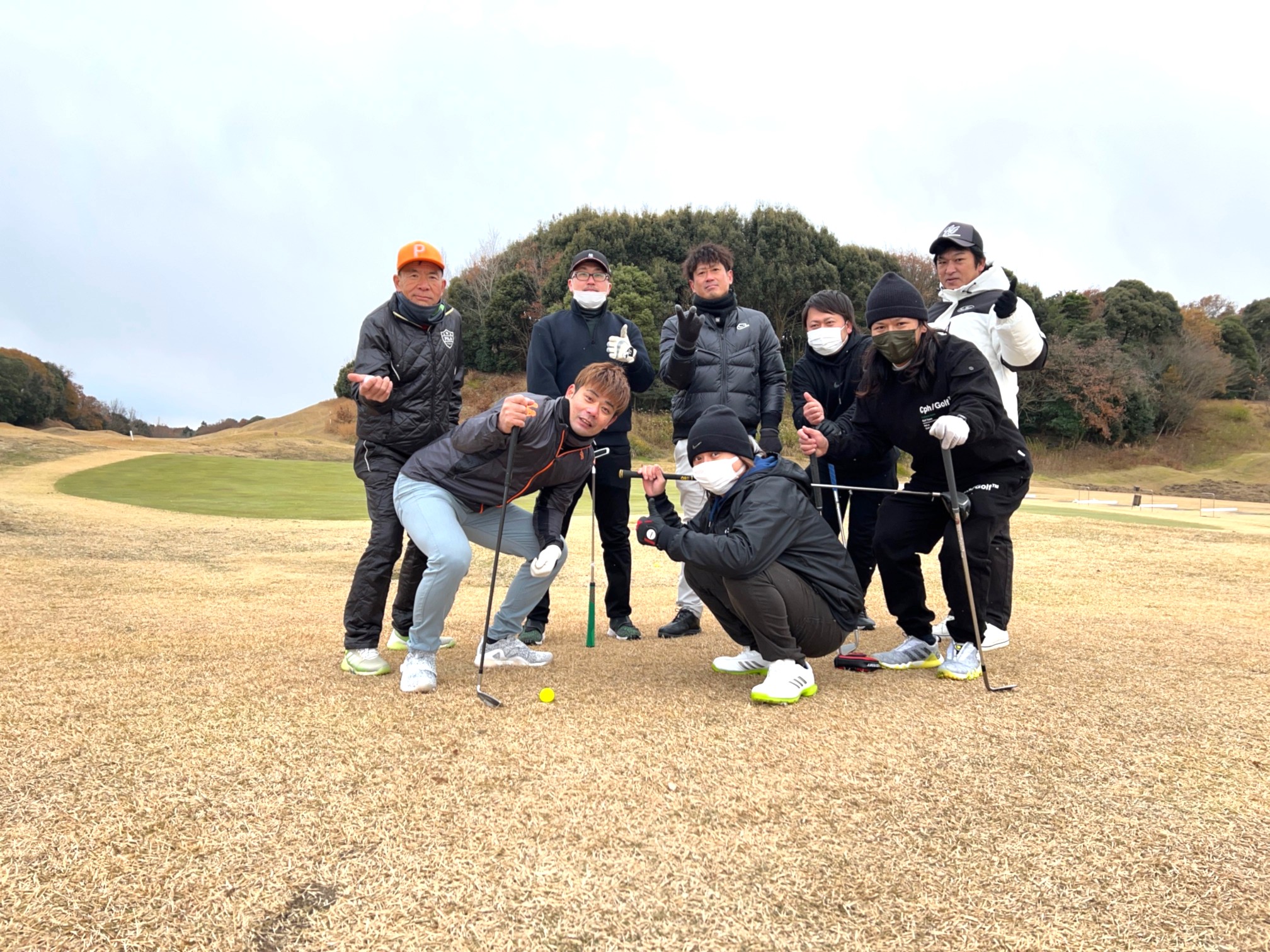 社員同士のゴルフ