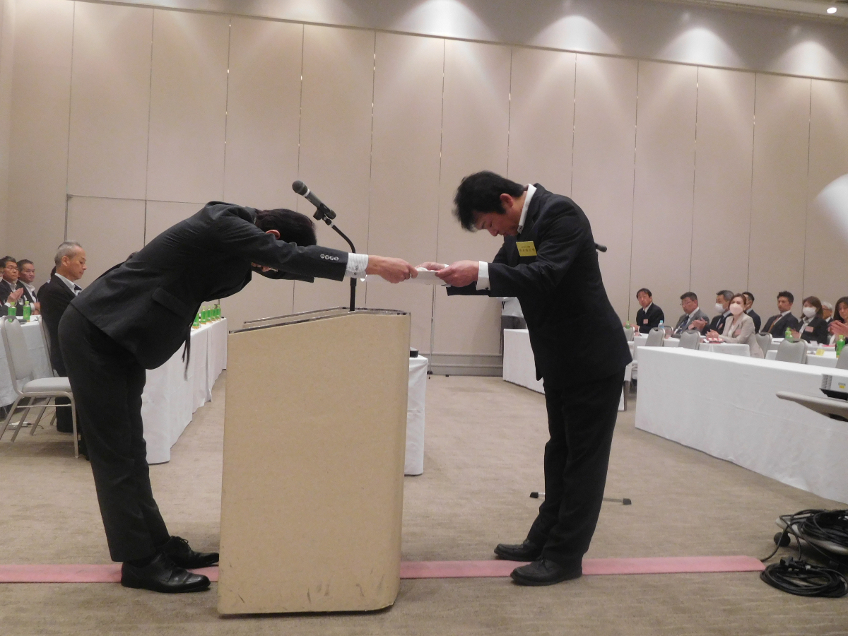 JR西日本レールテック 協力会社優秀賞 表彰式