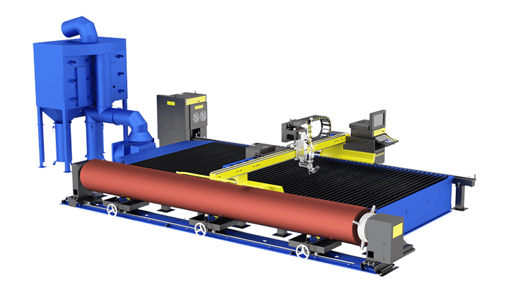 Kombine CNC Plazma Kesim Makinesi