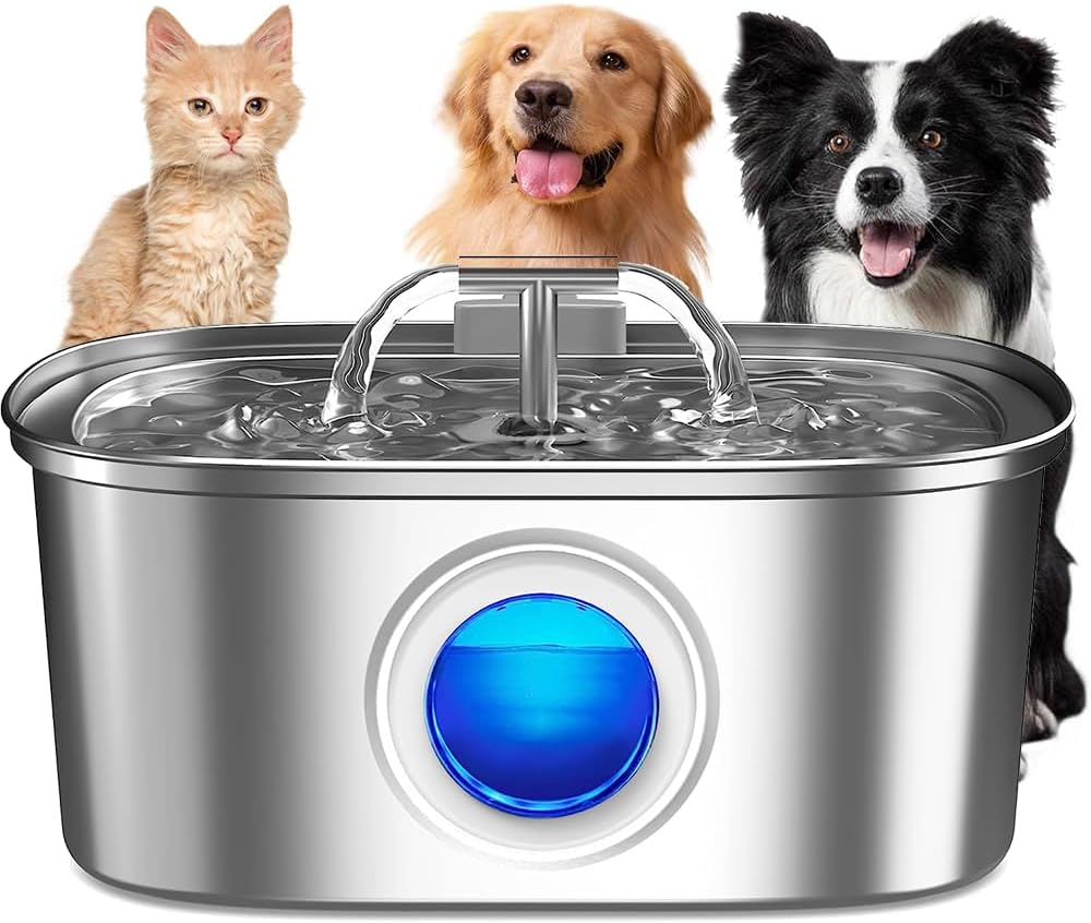 NEWPET Fonte Inox 3.2L