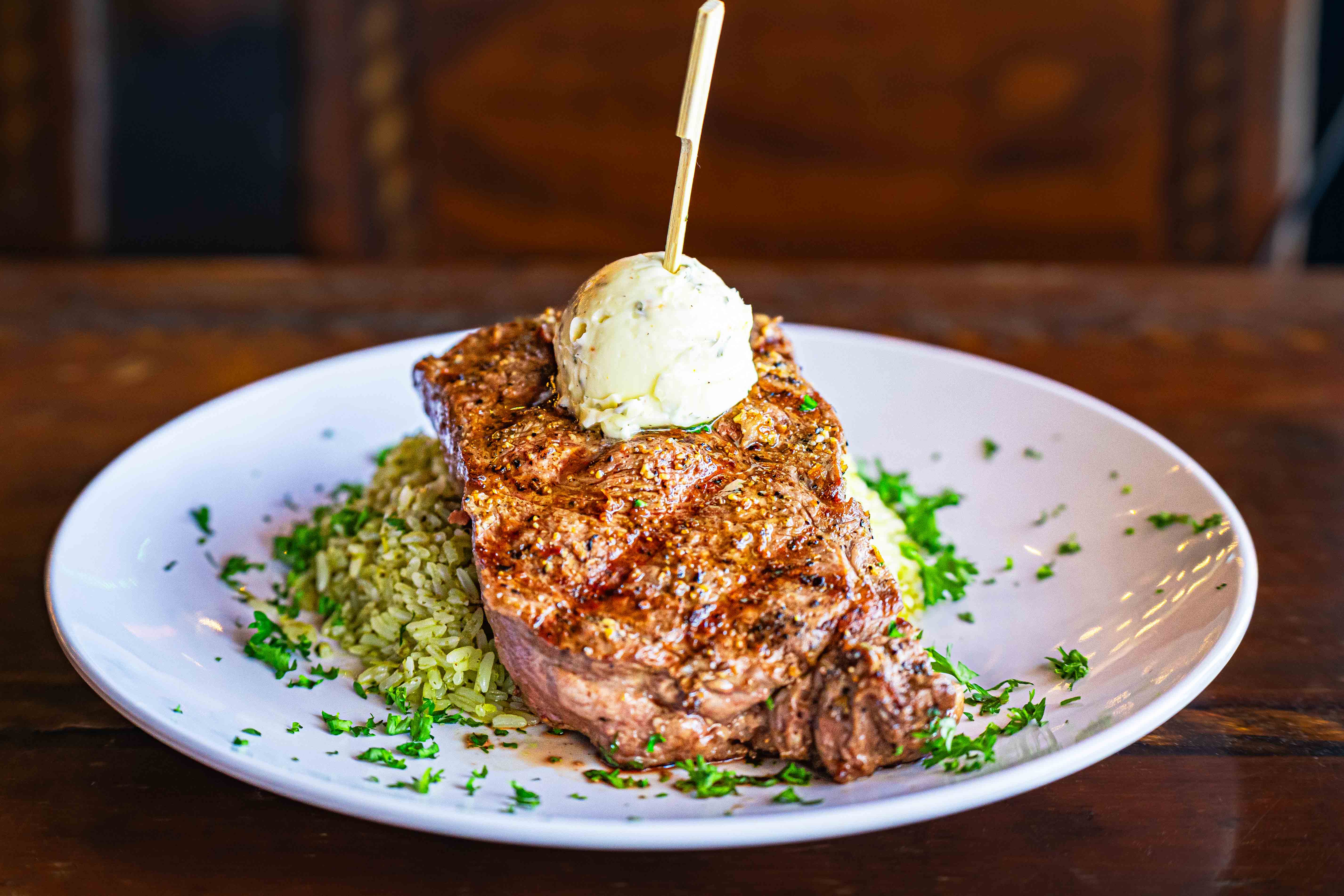 Delicious burger and fries