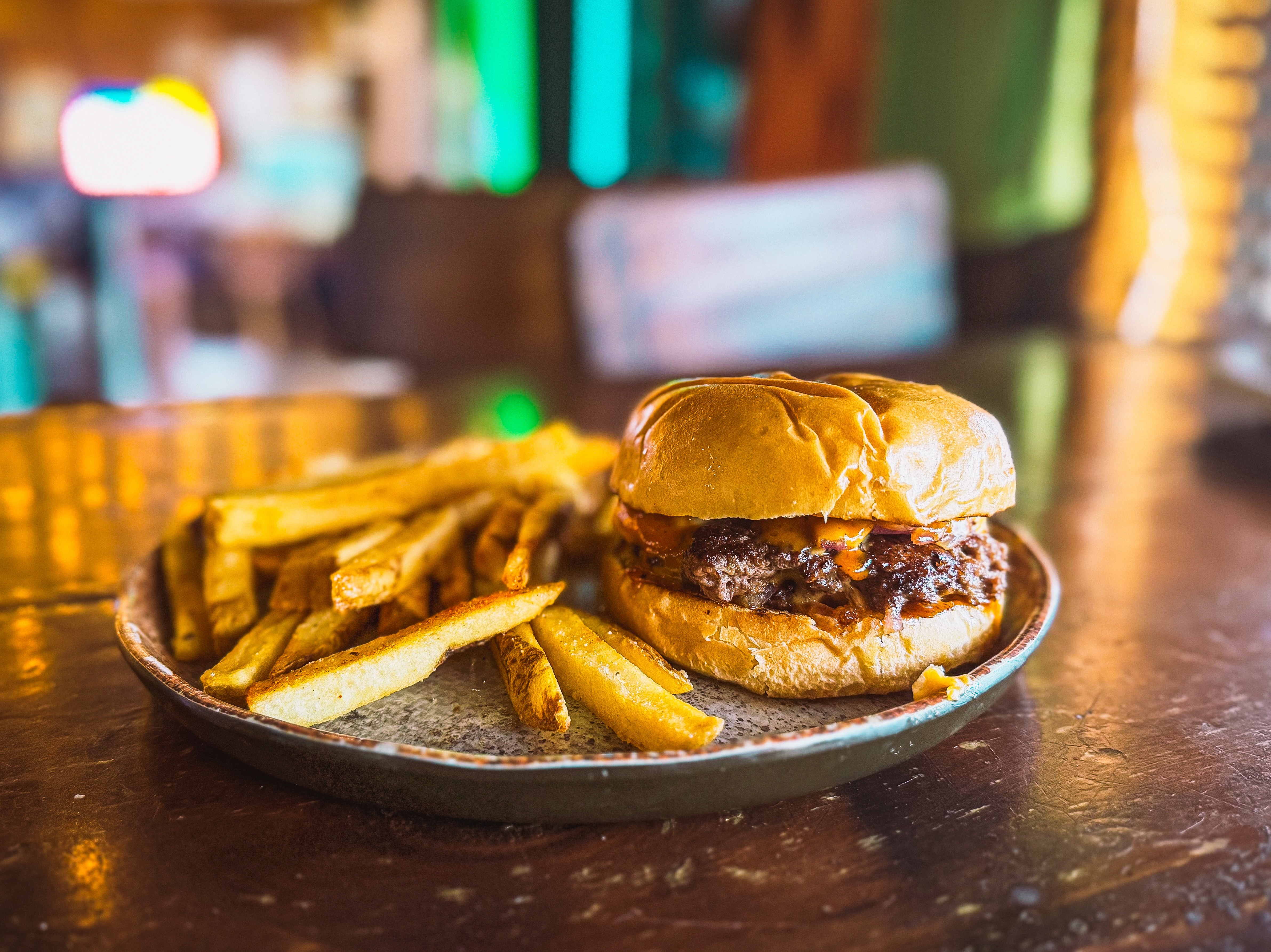 Fresh seafood and burgers at Ocean View