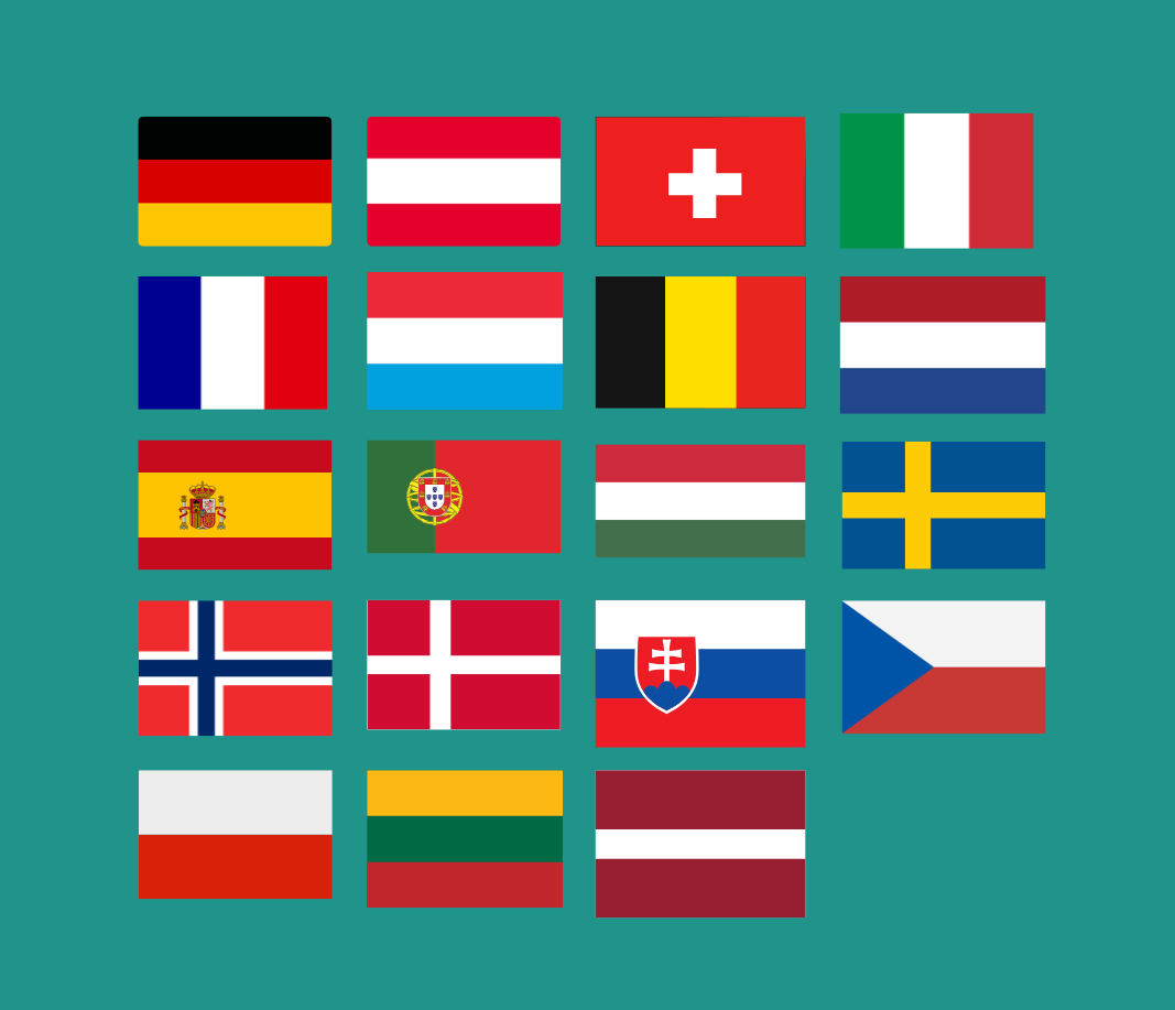 Illustrated map of Roomy's journey across Europe and beyond