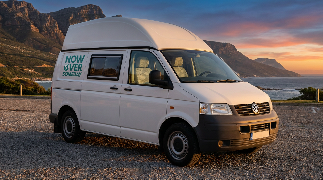 Renovating our new, well, 20 year old VW T5 into our home.