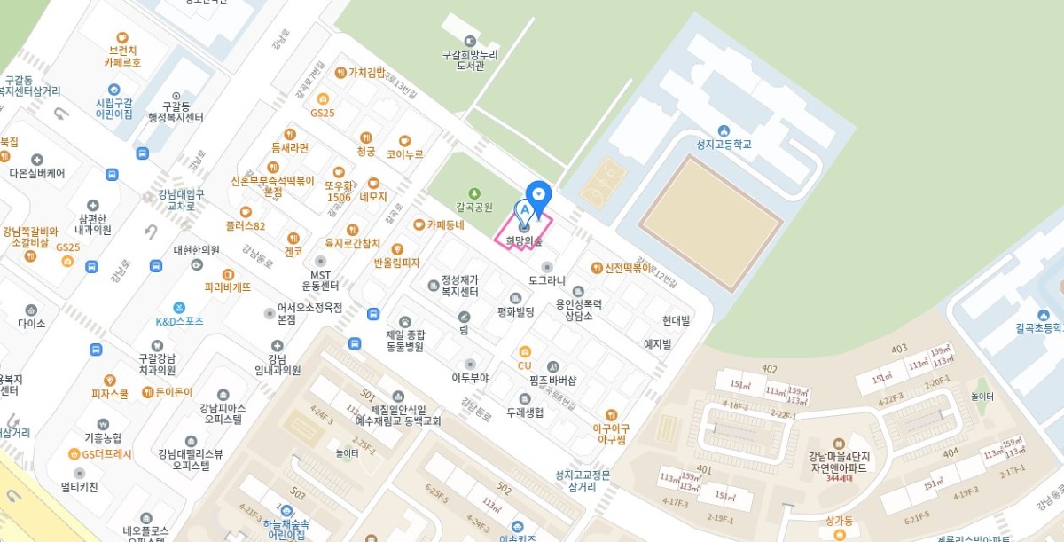 용인 지사 위치 지도