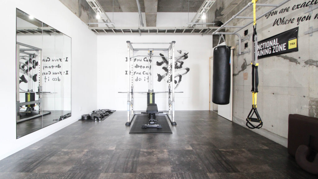 完全個室で安心してトレーニング