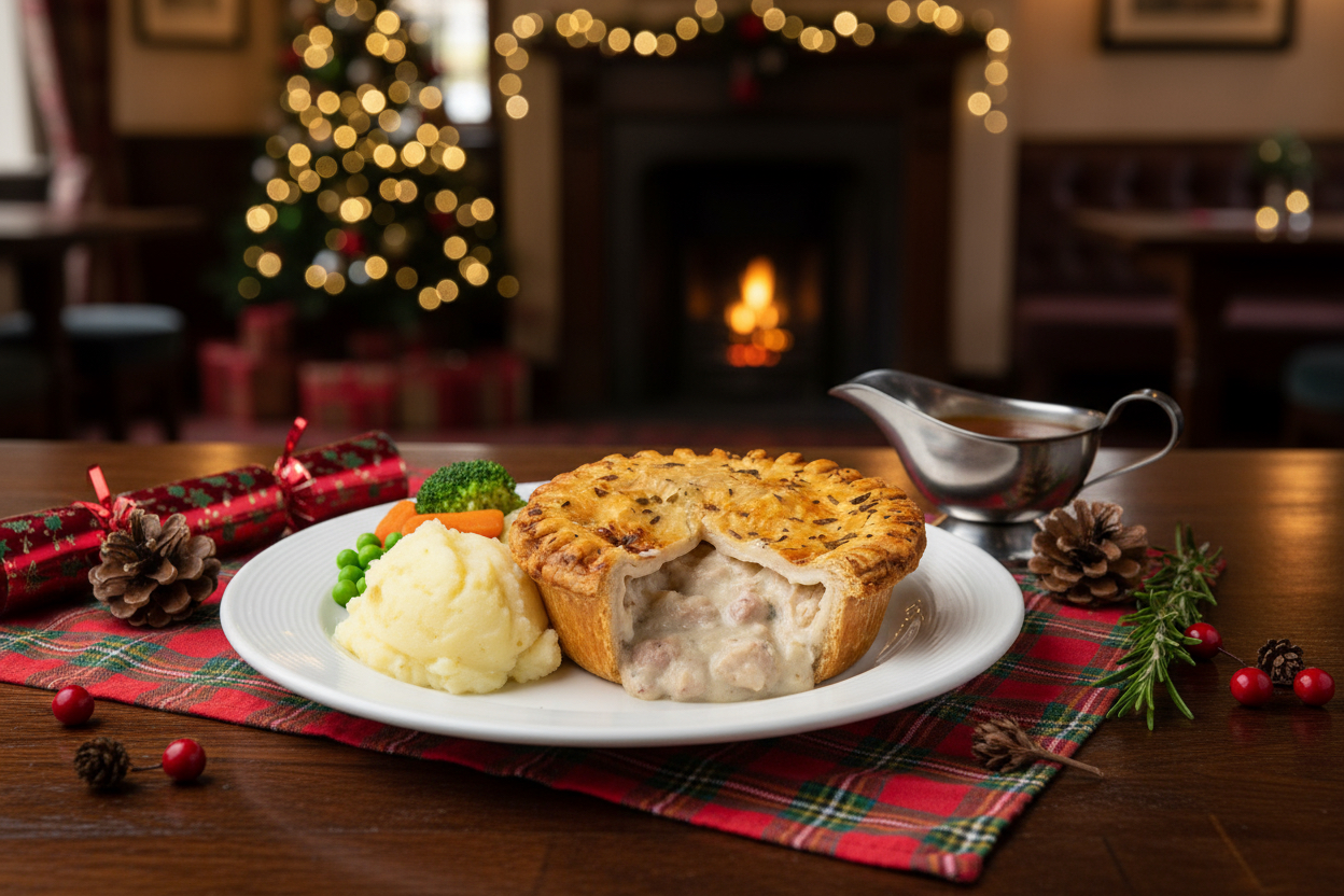 Chicken, Gammon and Leek Pub Pie