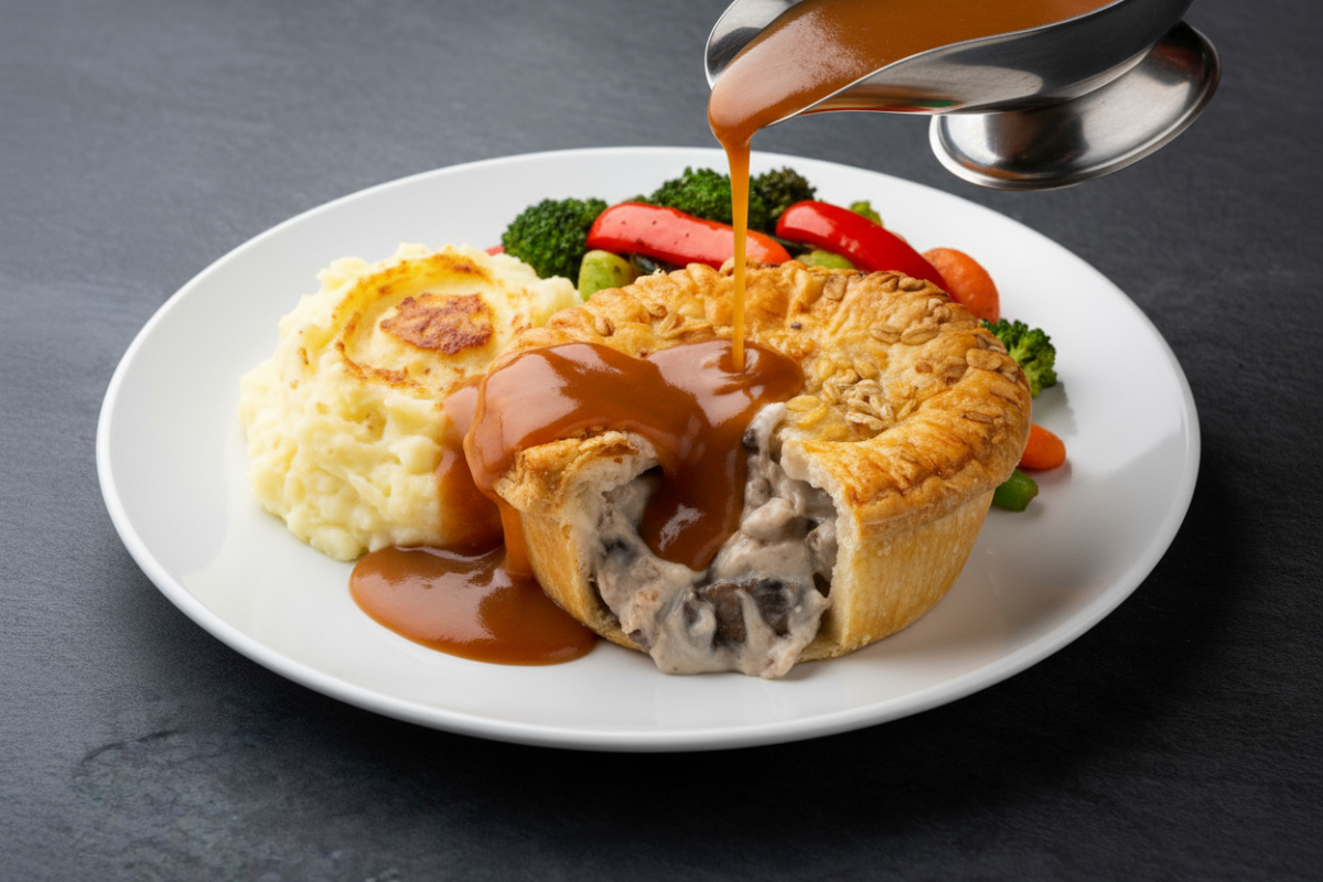 Chicken and Mushroom Pub Pie