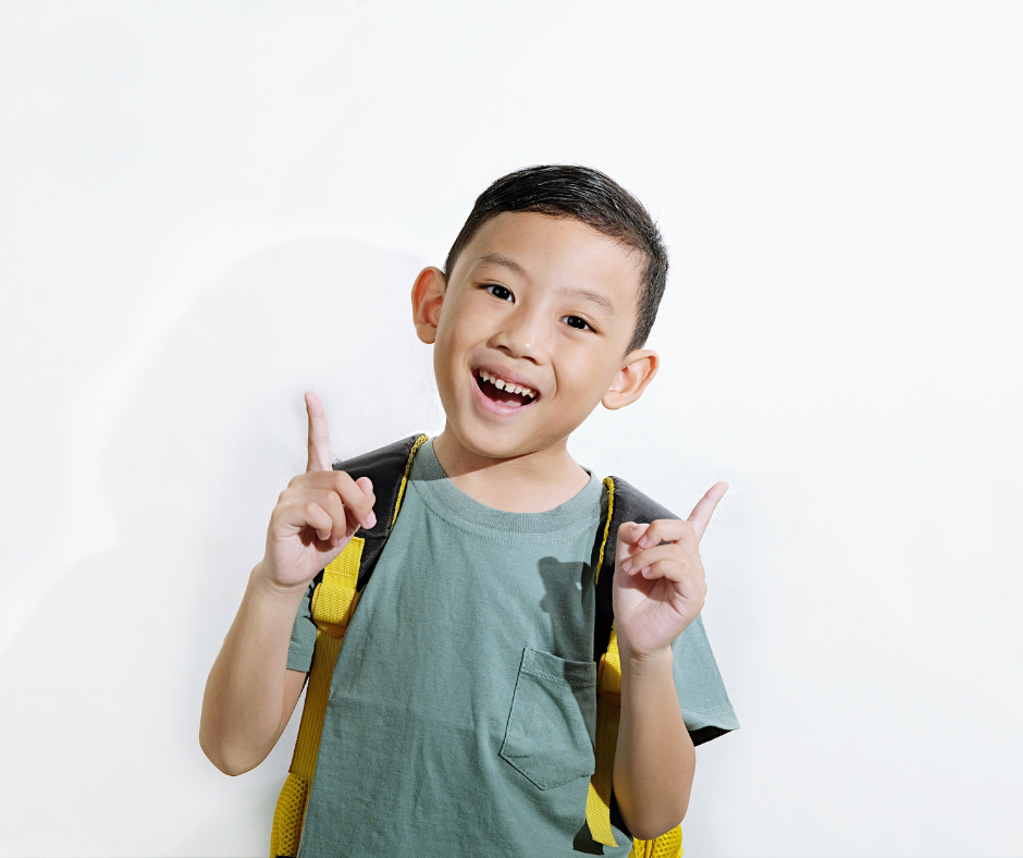 Primary school students learning English and Chinese together at Quest Education tuition centre