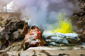 Geothermal fumaroles at Furnas