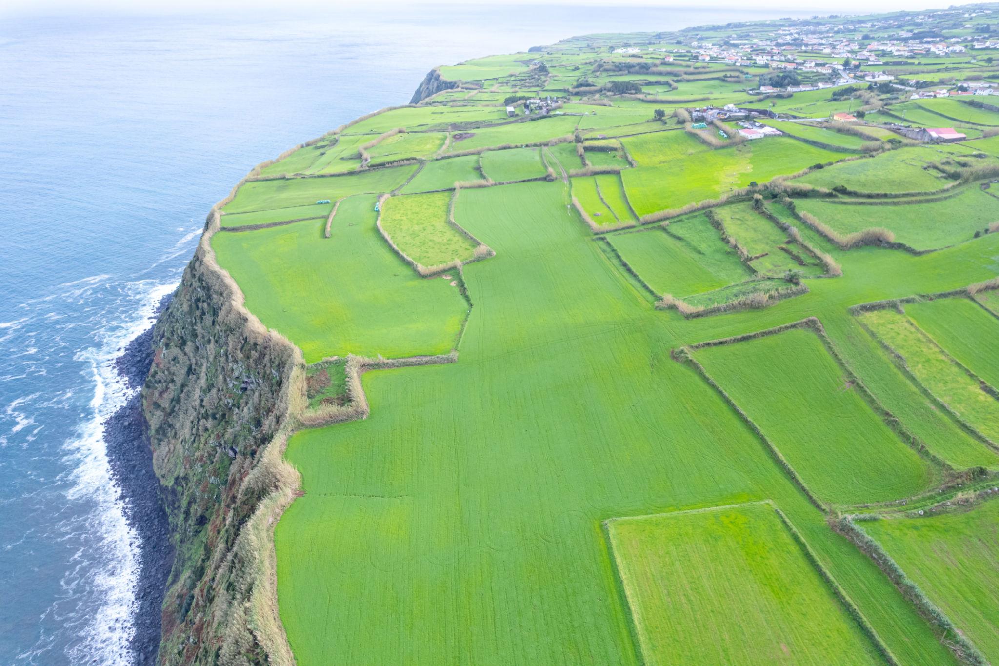 Nordeste village from above — northeast São Miguel