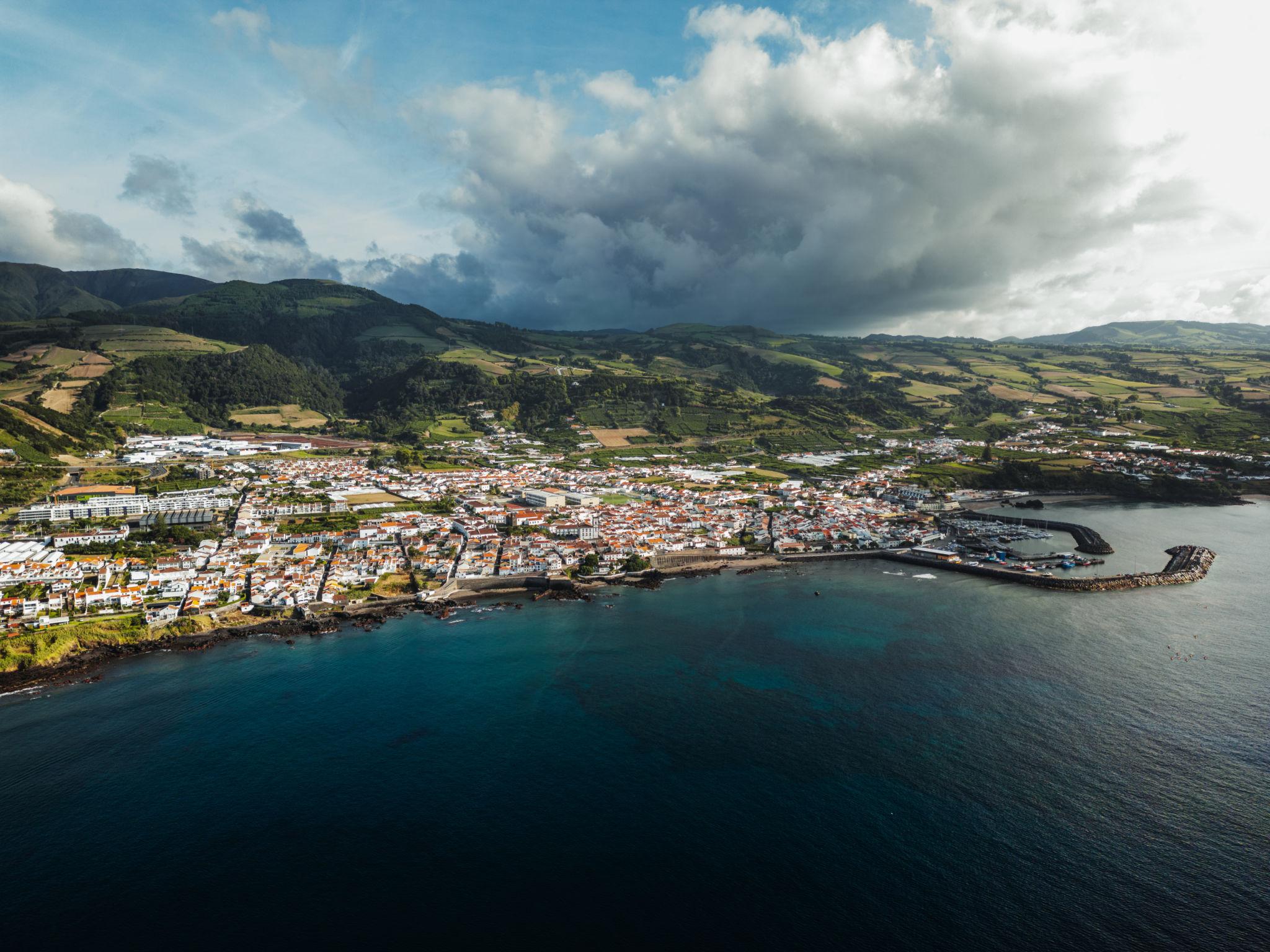 Vila Franca do Campo marina and fishing boats